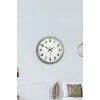 Eskitme Standart 40 Cm Metal Klasik Duvar Saati