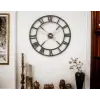 Eskitme Stil 73 Cm Duvar Saati