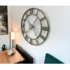 Eskitme Stil 73 Cm Duvar Saati