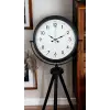 Eskitme Tripod Ayaklı Dekoratif Saat