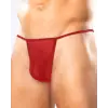 Fantezi Kırmızı Transparan Seksi Tül Erkek String TG274602