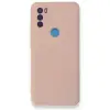 General Mobile Gm 21 Plus Kılıf Nano İçi Kadife Silikon - Pudra
