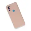 General Mobile Gm 21 Plus Kılıf Nano İçi Kadife Silikon - Pudra