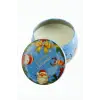 Geyik Noel Baba Yılbaşı Kapaklı Mum 8 cm