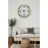 Gold Lüks 40 Cm Metal Modern Duvar Saati