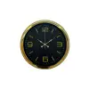 Gold Modern Rakamlı 40 Cm Metal Duvar Saati