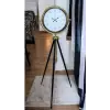 Gold Premium Dekoratif Tripod Ayaklı Saat