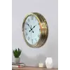 Gold Şık 40 Cm Metal Roma Rakamlı Duvar Saati