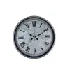 Gri 36 Cm Atlas Modern Tasarım Duvar Saati