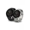 Gt3 Max Elegant Smart Watch Gt3 Max Elegant Erkek Akıllı Saat Deri-metal-silikon 3 Kordonlu