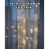 Gümüş Yaprak Tasarımlı Led Işık Pilli Ev Ve Vitrin Dekoru