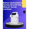 Güneş Enerjili Hareket Sensörlü Duvar Lambası
