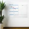 Haftalık Planlayıcı Manyetik Duvar Stickerı Takvim 56 cm x 70 cm