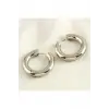 Halka Lüks Çelik Küpe 2 cm