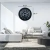 Heritage Black 60 Cm Çarklı Duvar Saati
