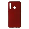 Huawei Honor 20 Lite Kılıf First Silikon - Bordo