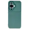 Huawei Nova 12s Kılıf Auto Focus Karbon Kapak - Koyu Yeşil