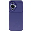 Huawei Nova 12s Kılıf Auto Focus Karbon Kapak - Lacivert