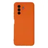 Huawei Nova Y70 Kılıf Nano İçi Kadife Silikon - Turuncu