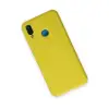 Huawei P20 Lite Kılıf Nano İçi Kadife Silikon - Sarı