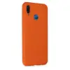 Huawei P20 Lite Kılıf Nano İçi Kadife Silikon - Turuncu