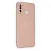 Huawei P30 Lite Kılıf Nano İçi Kadife Silikon - Pudra
