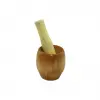 İbico İ22-219 ( Ahşap Bambu ) Havan Sarımsak Dövecek ( Ç: 7cm--d: 5.8cm--y: 8.5cm ) ( Fileli Ambalaj )*120