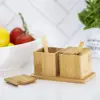 İbico İ22-322 ( 2pcs ) Baharatlık & Tuzluk ( Ahşap Bambu )*48