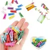 100lü Renkli Ahşap Mandal Seti 2.5 cm