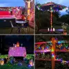 11m 100 LED Solar RGB Işık