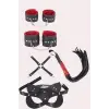 ieg™ 4lü Kol Bacak Kırbaç Maske Deri Aksesuar Set