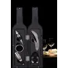 5 Parça Çelik Şişe Açacağı Seti Dekoratif Kılıf ile Şık Hediye Seti , Wine Opener Gift Set