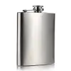 9 Oz Paslanmaz Çelik Cep Matarası 266 Ml içki Viski Konyak Alkol Matarası