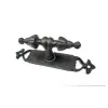 ieg™ Antika Tarz Dekoratif Pirinç Burma Pencere Kolu - 152x32 mm, Oksit