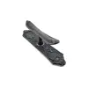 ieg™ Antika Tarz Dekoratif Pirinç Çiçekli Pencere Kolu - 165x38 mm, Oksit