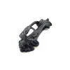 ieg™ Antika Tarz Dekoratif Pirinç Doğa Kapı Tokmağı, Taktak - 205x73 mm, Oksit