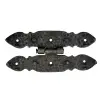 ieg™ Antika Tarz Dekoratif Pirinç Düğmeli Menteşe - 142x69 mm, Oksit