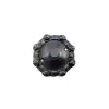 ieg™ Antika Tarz Dekoratif Pirinç Güllü Kapı Zili - 75mm, Oksit