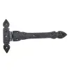 ieg™ Antika Tarz Dekoratif Pirinç Kuyruklu Lale Menteşe - 147x193 mm, Oksit