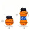 Basketbol Topu Tasarımlı Akordiyon Su Şişesi