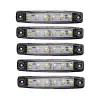 Beyaz Parmak Led Dorse Lamba 6 Ledli 12-24V 5li