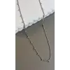 IEG - Boncuklu Zincir Kolye - Gümüş