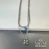 IEG - Çelik İkili Yonca Kolye