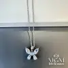 IEG - Çelik Zirkon Taşlı Kelebek Kolye