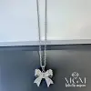 IEG - Çelik Zirkon Taşlı Kolye