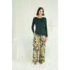 ieg™ Çiçek ve Yaprak Desenli Pijama Takımı
