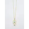 IEG - Damla Taşlı Kolye - Altın