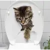 Decohandy Klozet Etiketi Stray Cat