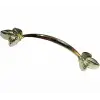 ieg™ Dekoratif Zamak Yaprak Kulp - 96mm, Sarı, 100 Adet