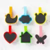 Desenli Notlu Ahşap Mandal (6lı Set - 10 Paket)